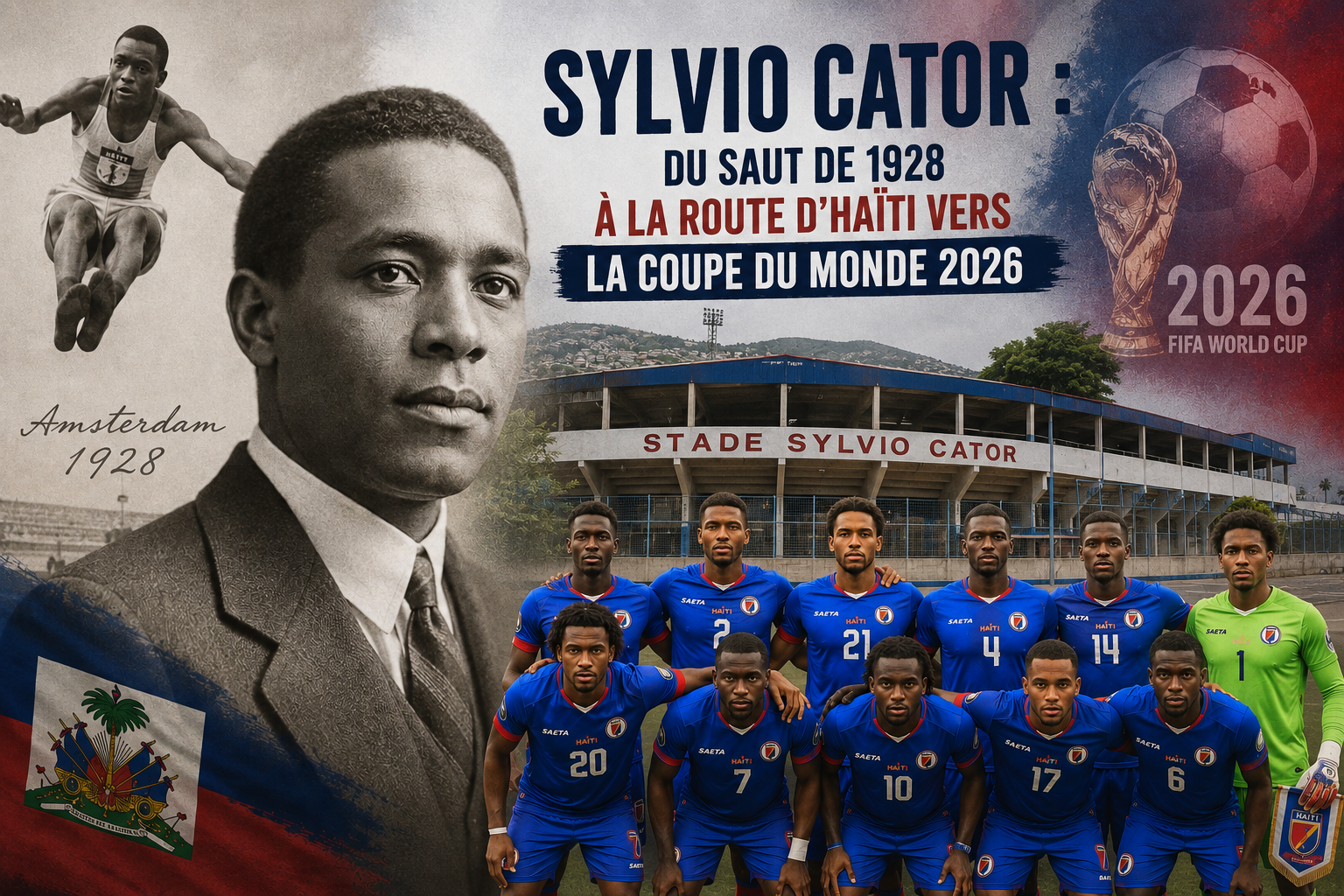 Sylvio Cator : du saut de 1928 à la route d'Haïti vers la Coupe du monde 2026